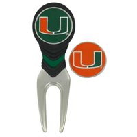 View Team Effort NCAA CVX® Ball Mark Repair Tool & Ball Markers Ball Marker Miami Hurricanes