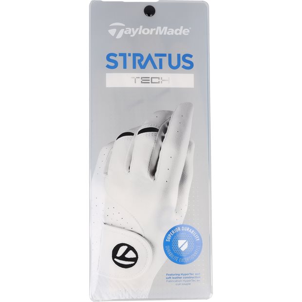 TaylorMade Stratus Left Golf Glove - White XL Regular