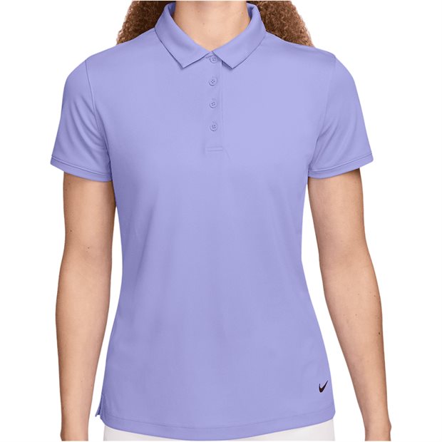 Nike Dri-Fit Victory Ladies Polo Shirt - Purple Pulse/Black - Size: S