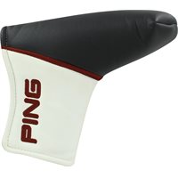 Ping Scottsdale TR Blade Putter Black / White / Maroon Headcover Golf