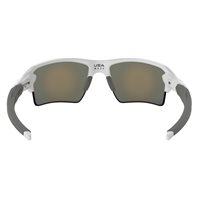 View Oakley Flak 2.0 XL Sunglasses Polished White/PRIZM Ruby Lens