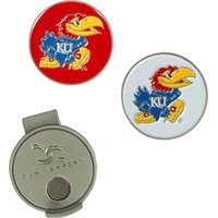 View Team Effort Collegiate Hat Clip and Ball Marker Ball Marker Kansas Jayhawks