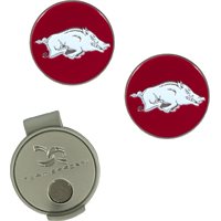 View Team Effort Collegiate Hat Clip and Ball Marker Ball Marker Arkansas Razorbacks