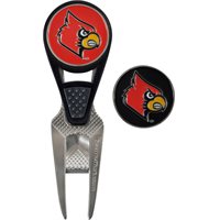 View Team Effort Collegiate CVX Ball Mark Repair Tool & Ball Marker Ball Marker Louisville Cardinals