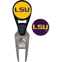 View Team Effort Collegiate CVX Ball Mark Repair Tool & Ball Marker Ball Marker Purple/Gold