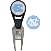 View Team Effort Collegiate CVX Ball Mark Repair Tool & Ball Marker Ball Marker White/Blue