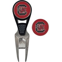 View Team Effort Collegiate CVX Ball Mark Repair Tool & Ball Marker Ball Marker South Carolina Gamecocks