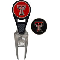 View Team Effort Collegiate CVX Ball Mark Repair Tool & Ball Marker Ball Marker Texas Tech Red Raiders