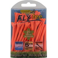 View Champ 2 3/4 Zarma Fly Tee Golf Tees Orange