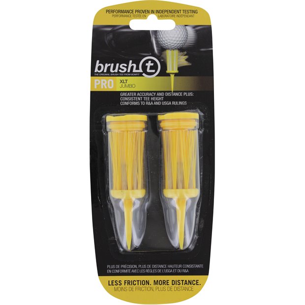 Brush t XLT Golf Tees - Yellow