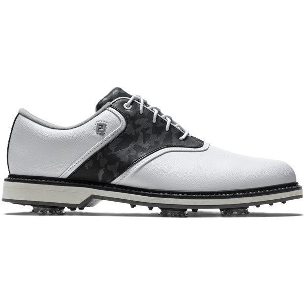 FootJoy FJ Originals Golf Shoes - 57027 - White/Charcoal Camo - Size: 10 W