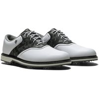 View FootJoy FJ Originals Previous Season Shoe Style Golf Shoe White/Charcoal Camo