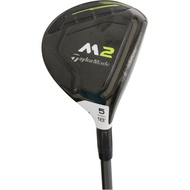 TaylorMade Used TaylorMade M2 2017 Left-Handed 3 Wood Golf Club in Value Condition - 15° Loft - Regular Flex - Graphite Shaft