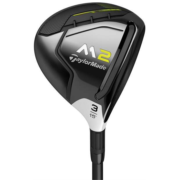 TaylorMade Used TaylorMade M2 2017 3 Wood Golf Club in Value Condition - 15° Loft - Extra Stiff Flex - Graphite Shaft