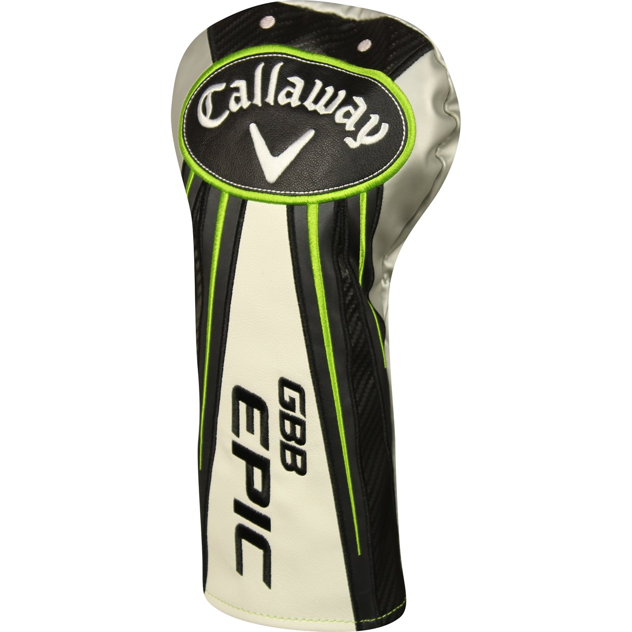 Callaway Great Big Bertha Epic Driver Black / Green / Silver Headcover Golf Accessory at GlobalGolf.com Callaway Great Big Bertha Epic Driver Black / Green / Silver Headcover Golf Accessory at GlobalGolf.com
