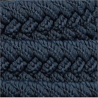 View Greg Norman Collection Solid Braided Stretch Accessories Navy