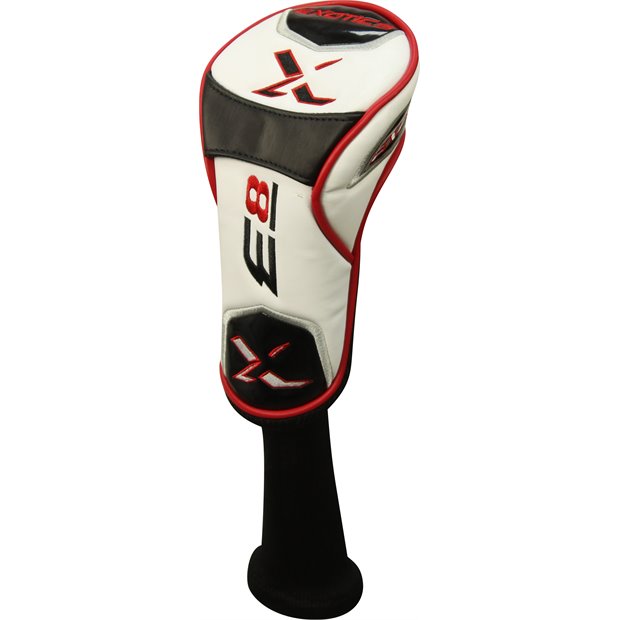 Tour Edge Used Tour Edge E8 Fairway Headcover - White/Black/Red