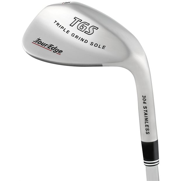 Tour Edge TGS Triple Grind Sole Stainless Lob Wedge