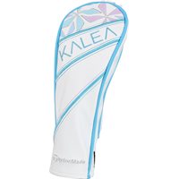 View TaylorMade Ladies Kalea Hybrid Headcover Light Blue/Floral/White