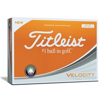 New Titleist Velocity Orange 1 Dozen Closeout Golf Balls at
