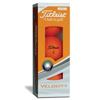 Titleist Velocity Orange 1 Dozen Closeout Golf Balls at GlobalGolf.ca