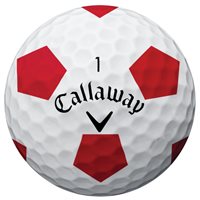 New Callaway Chrome Soft Truvis Red 1 Dozen Closeout Golf Balls at