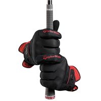 View TaylorMade Rain Control Golf Glove Black/Red