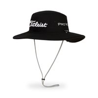 View Titleist Tour Aussie Golf Hat Black/White