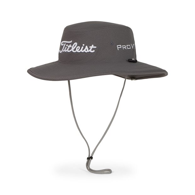 Titleist Tour Aussie Bucket Hat - Charcoal/White