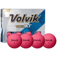 Volvik Vivid XT Matte Pink Matte Pink 1 Dozen Golf Balls at