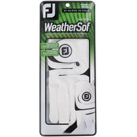 FootJoy WeatherSof 2018 Ladies Right Golf Glove - White/Black S Regular