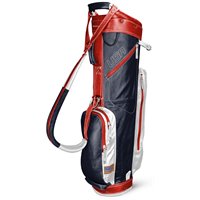 Sun Mountain Leather 2019 Cart Golf Bag Navy White Red Cart at