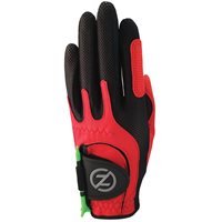 View Zero Friction Synthetic Jr Golf Glove Red