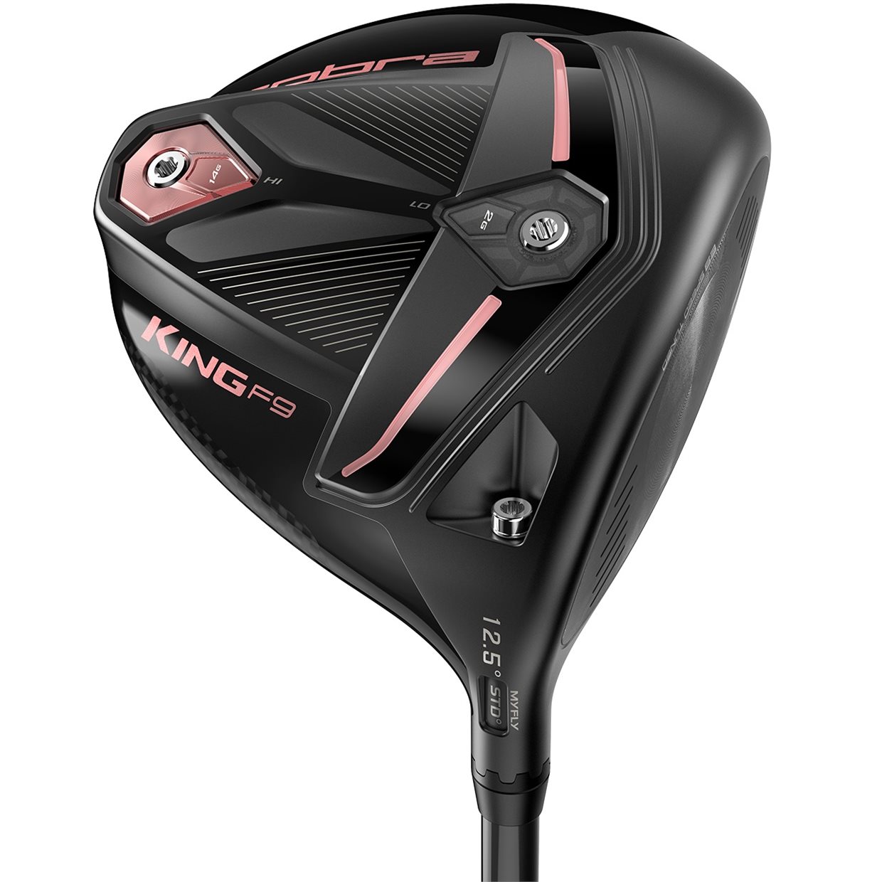 Cobra King F9 SpeedBack Black Pink Driver 12.5 Degree Ladies Used Golf Club at GlobalGolf.ca Cobra King F9 SpeedBack Black Pink Driver 12.5 Degree Ladies Used Golf Club at GlobalGolf.ca