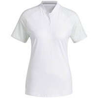 View Adidas Ultimate365 Jacquard Mock Neck Shirt White