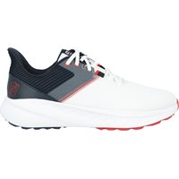 View FootJoy FJ Flex Previous Season Shoe Style Spikeless White/Navy/Red