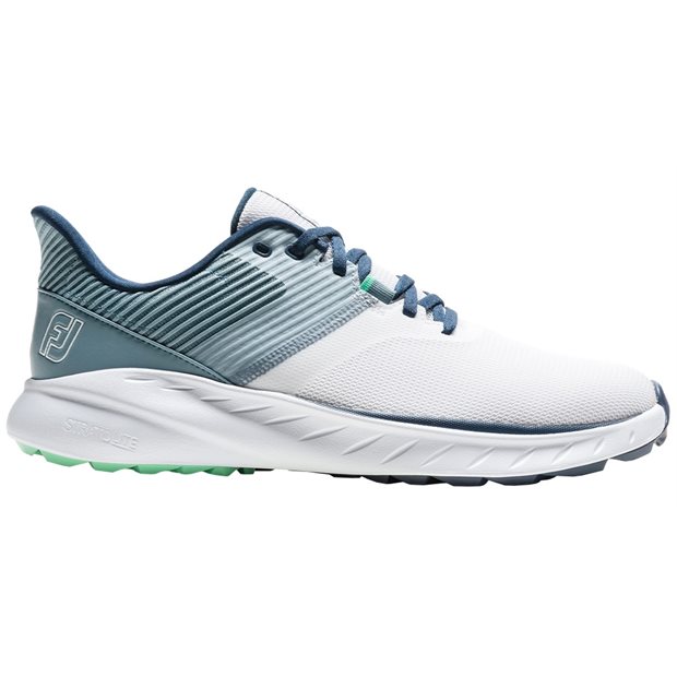 FootJoy FJ Flex Spikeless Golf Shoes - 56307 - Marine/White/Peacoat - Size: 10 M