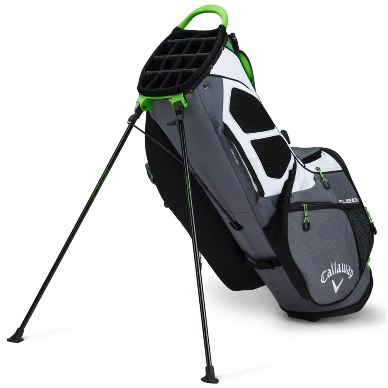 Callaway Epic Flash Fusion 14 Anium White Green Stand Bag
