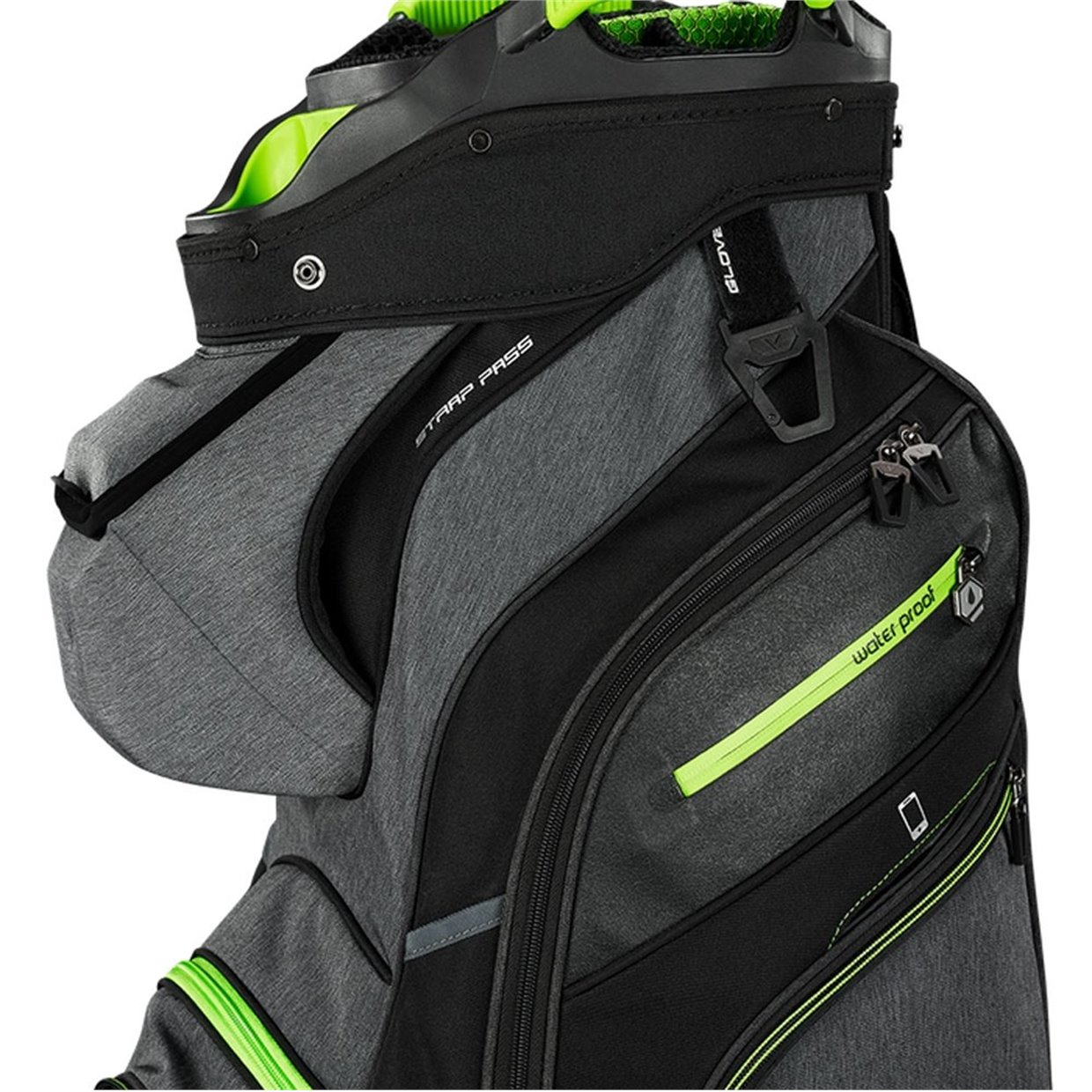 Callaway Epic Flash Org 14 Anium Black Green Cart Bag Callaway Epic Flash Org 14 Anium Black Green Cart Bag