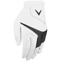 View Callaway Weather Spann Golf Glove White/Black