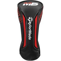 View TaylorMade M6 Fairway Headcover White/Blood Orange