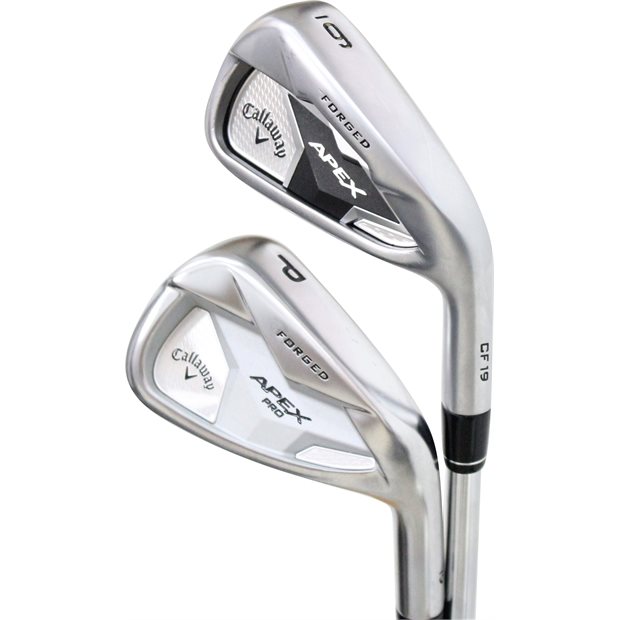 Callaway Used Callaway Apex 19/Apex Pro 19 4-PW, AW Iron Set Golf Clubs in Value Condition - Regular Flex - Steel Shaft