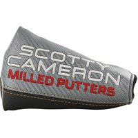 Titleist Scotty Cameron Design Milled Mid Mallet Putter Black / Grey / Red Headcover Golf