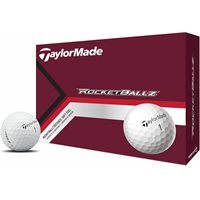 View TaylorMade RocketBallz 25 Golf Ball White1