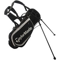 TaylorMade Custom 4.0 Stand Golf Bag Black White Stand at GlobalGolf.ca
