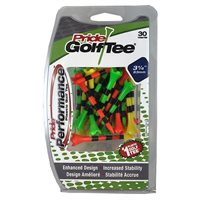 New Pride Evolution Striped 3 1/4" 30ct Citrus / Yellow / Red Golf Tees