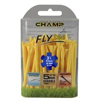 View Champ 3 1/4 Zarma Fly Tee Golf Tees Yellow