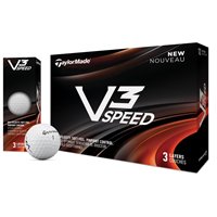TaylorMade V3 Speed 1 Dozen Closeout Golf Balls at GlobalGolf.ca