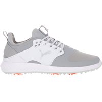 View Puma Ignite PWRAdapt Caged Golf Shoe Gray Violet/Silver/White