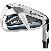 Used TaylorMade SIM MAX OS Iron Set 6-PW, AW Used Golf Club at 